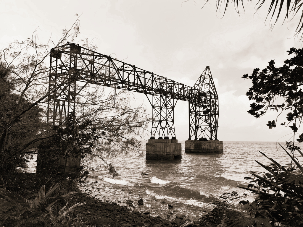 Wharf of the former « Mine des Japonais » 